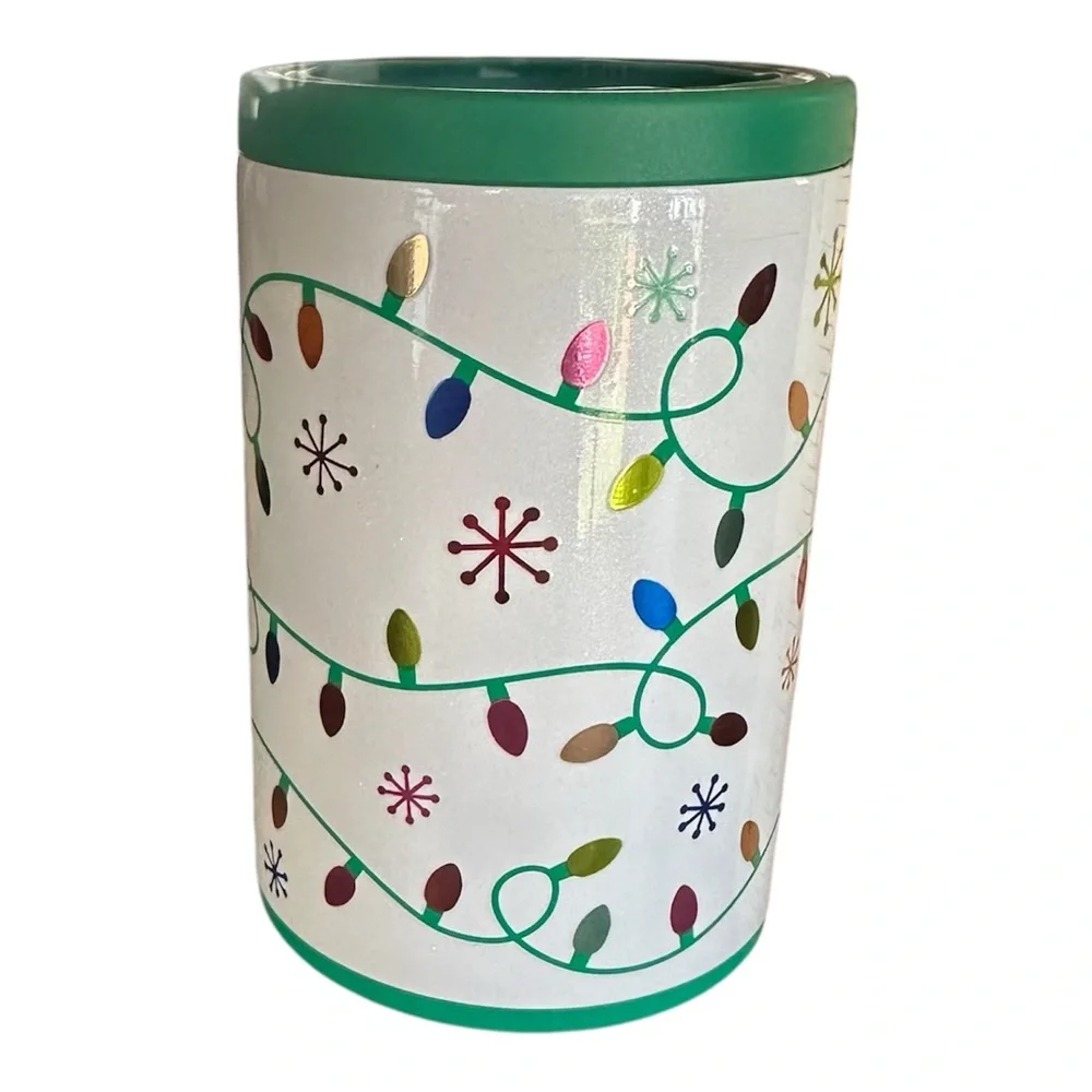 Swig Life Christmas Lights Insulated 12oz Can Cooler - Merry & Bright Multicolor
